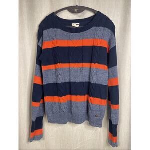 Levi’s Long Sleeve Cable Knit Striped Sweater - Size Small - Unisex